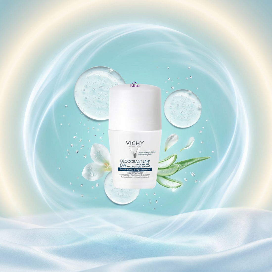 مزيل العرق الجاف للبشرة الحساسة خالٍ من الكحول من فيشي – 50م