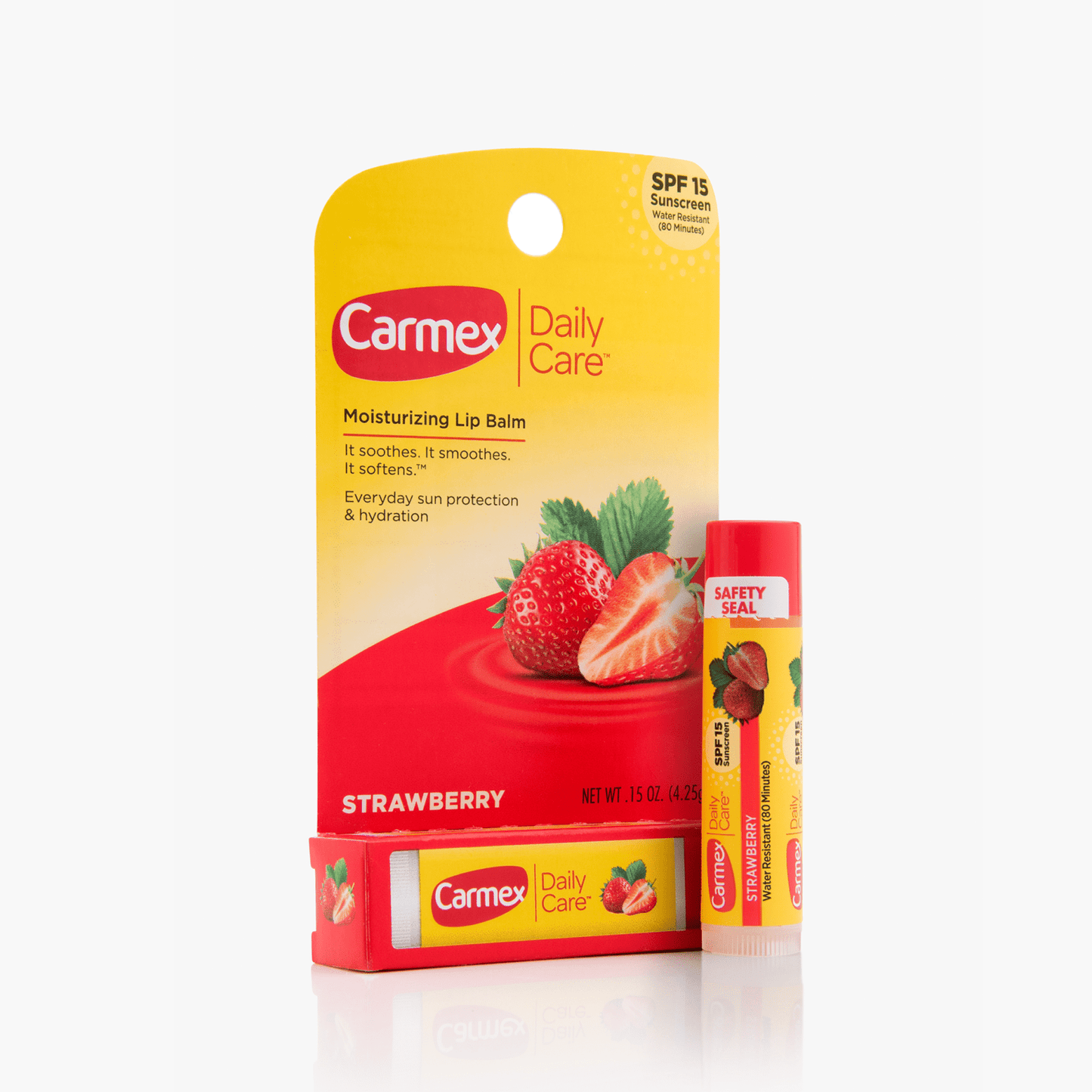 Carmex Strawberry Lip Balm SPF 15, 10g