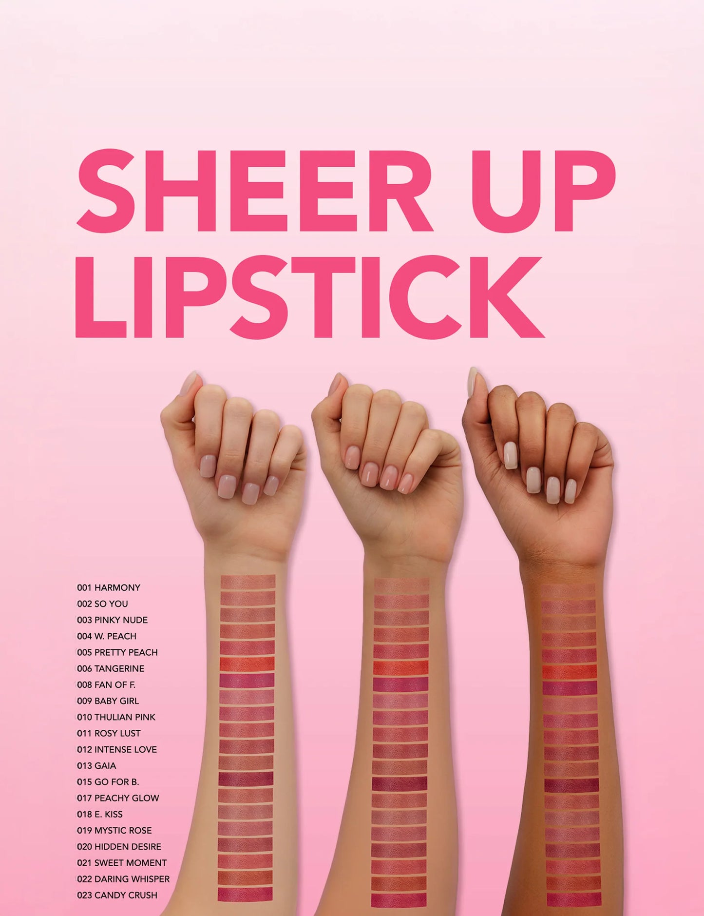 Flormar Creamy & Shiny Transparent Lipstick