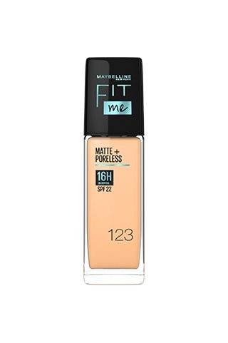 كريم الأساس مايبلين 30مل Fit Me Matte & Poreless - Glass