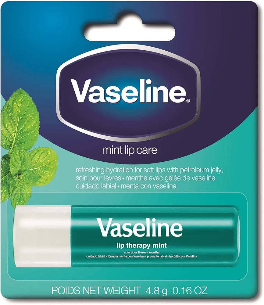 Vaseline Lip Therapy lip balms in various flavors and tints