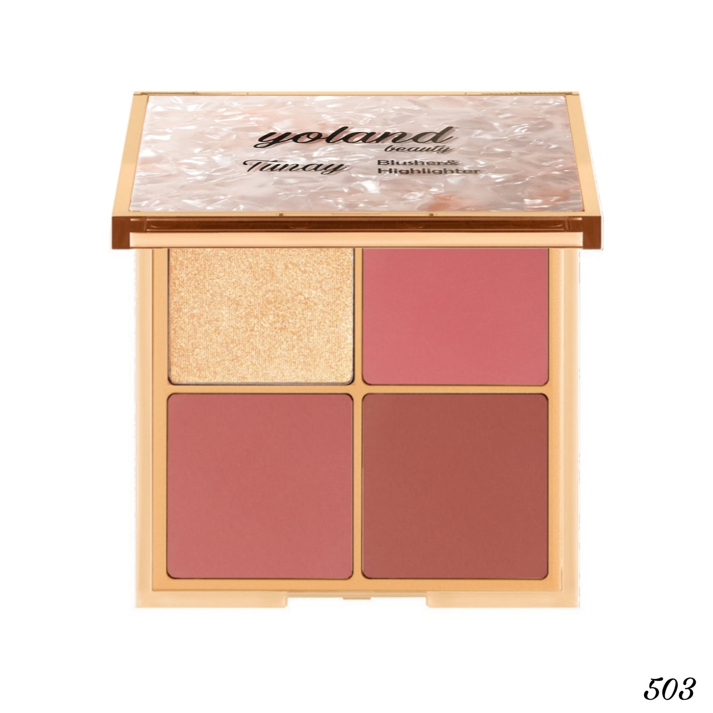 Yolanda Beauty - Blush and Highlight Palette Tonai