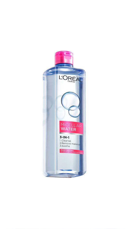 ماء ميسيلار مرطب 3 في 1 من لوريال باريس (L'Oréal Paris Moisturizing Micellar Water 3-in-1)،