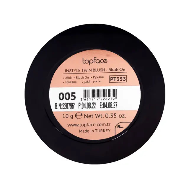 TopFace Instyle Blush On Double