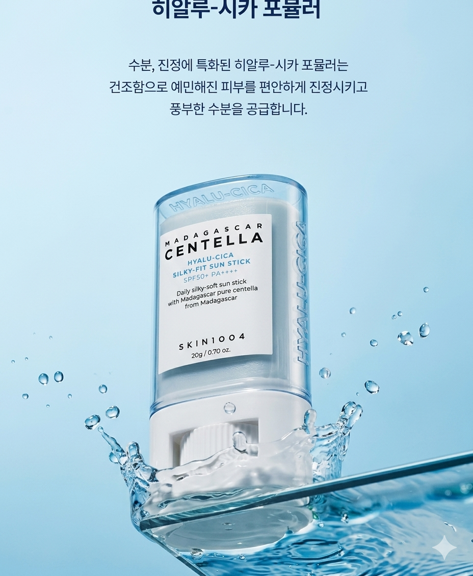 SKIN1004 Madagascar Centella Hyalu-Cica Silky-Fit Sun Stick