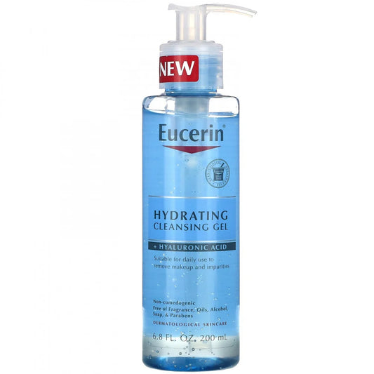 يوسيرين غسول جل منظف مرطّب بحمض الهيالورونيك اسيد 200ml