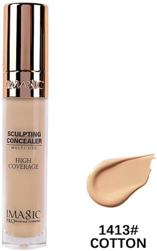 IMAGIC Professional Sculpting Concealer، كونسيلر خافي عيوب كريمي متعدد الاستخدامات يوفر تغطية عالية لإخفاء الهالات السوداء وعيوب البشرة