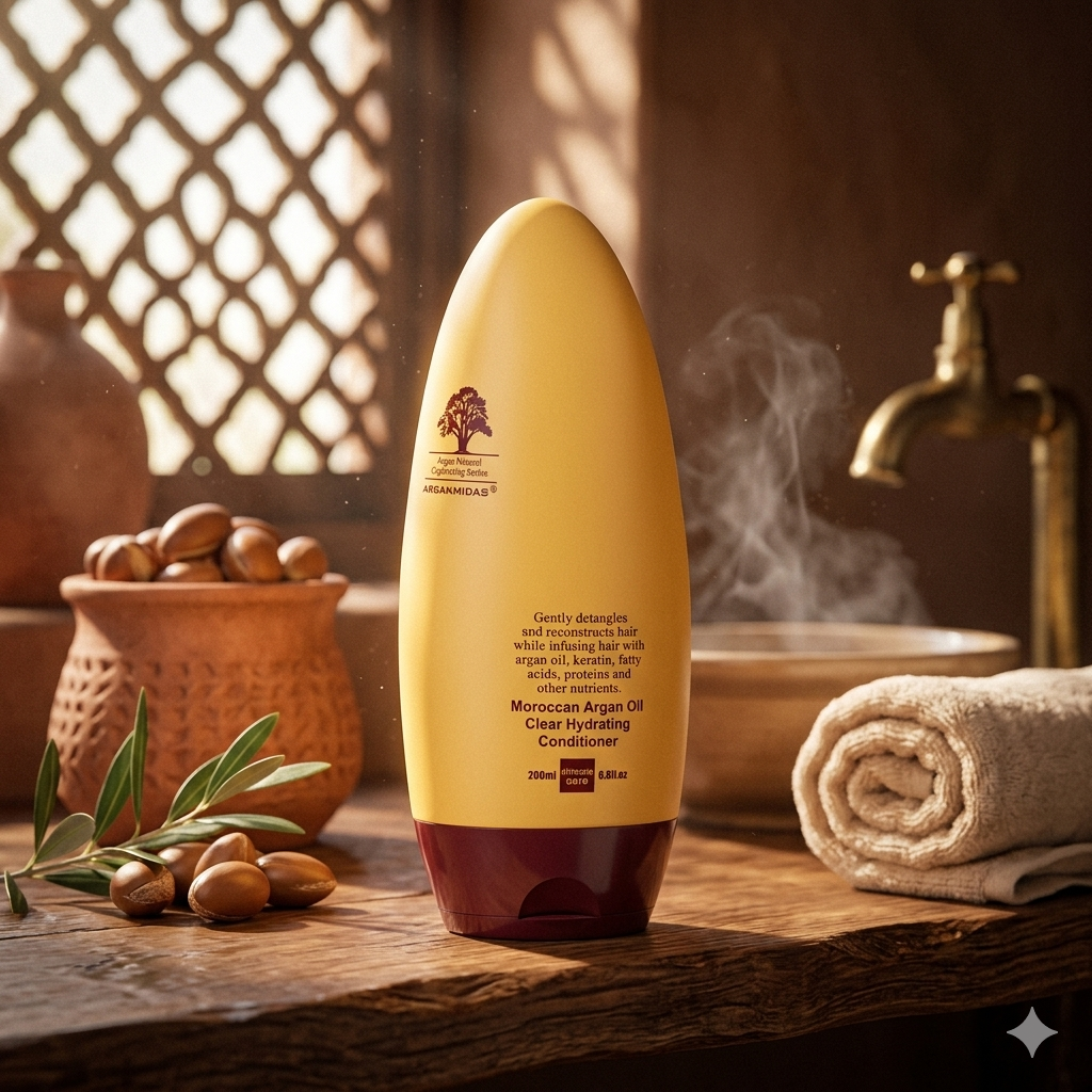 Argan Midas Argan Oil Conditioner for Treated, Dry and Damaged Hair - 450 ml