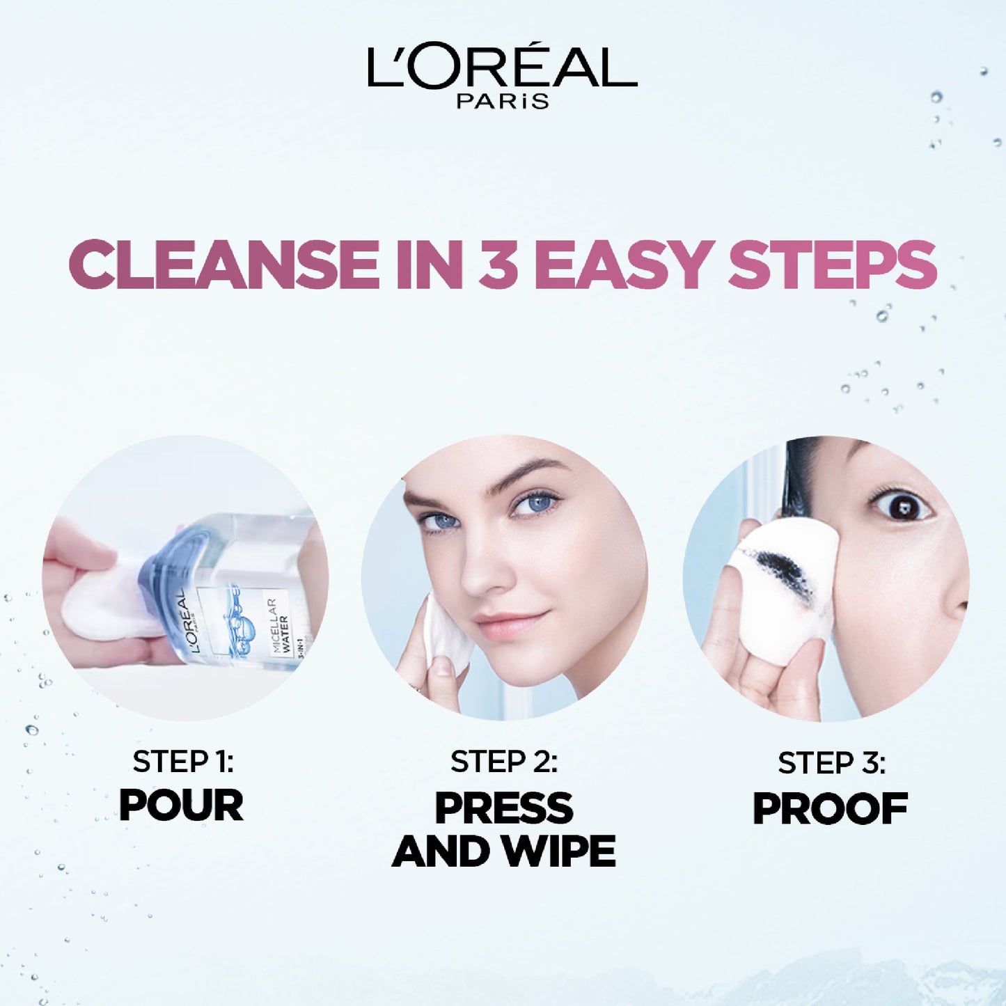 ماء ميسيلار مرطب 3 في 1 من لوريال باريس (L'Oréal Paris Moisturizing Micellar Water 3-in-1)،