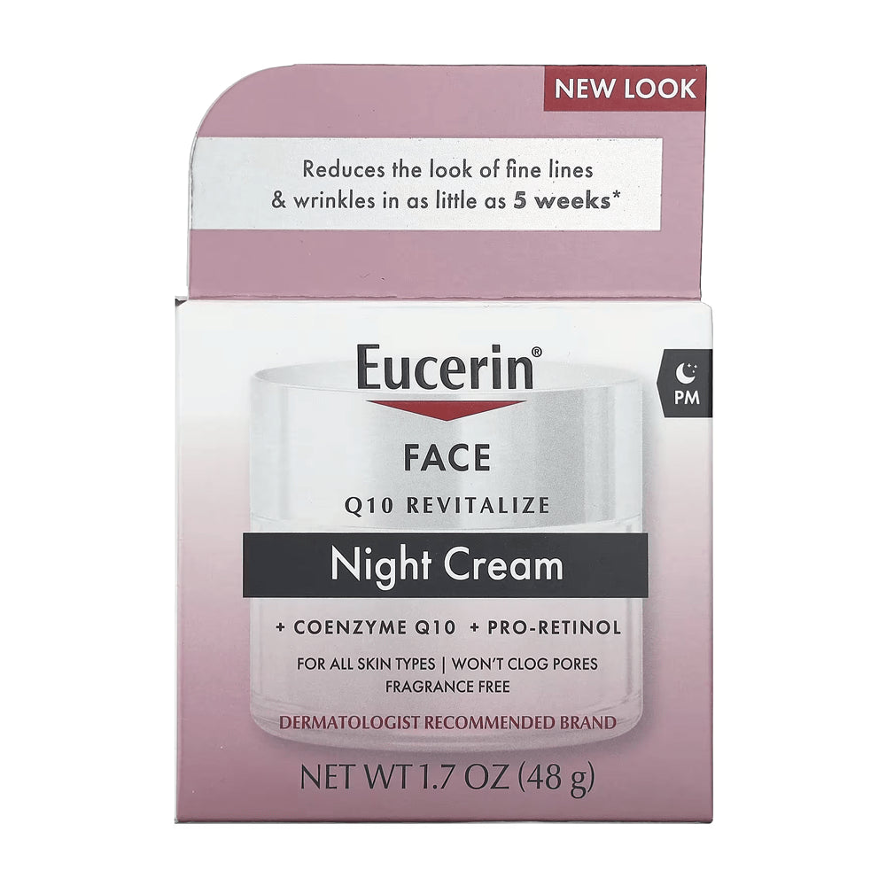 Eucerin Q10 Anti-Wrinkle + Pro-Retinol Night Face Cream 48g