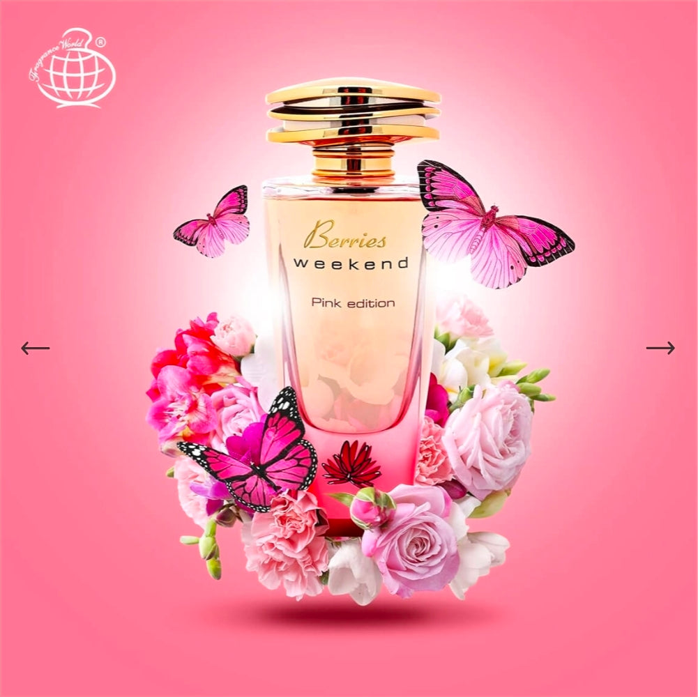 عطر فريجرانس وورلد بيري ويك إند بينك إيديشن أو دو بارفان 100 مل