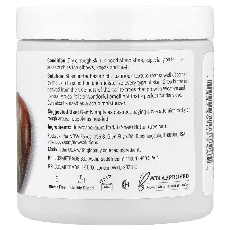 Now Foods, Solutions, Shea Butter, 7 oz