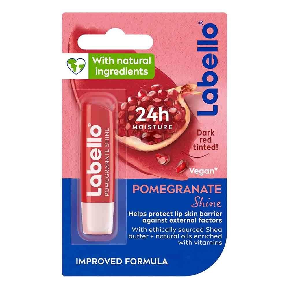 Labello Lip Balm, Lip Care and Moisture, Watermelon Shine, 4.8 g.