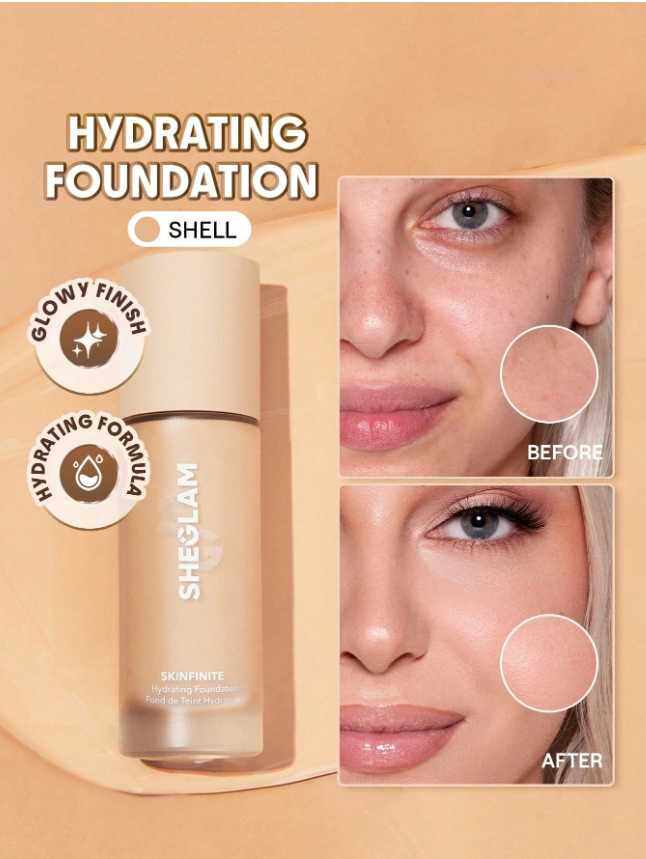 SHEGLAM كريم أساس مرطب بتغطية غير مرئية