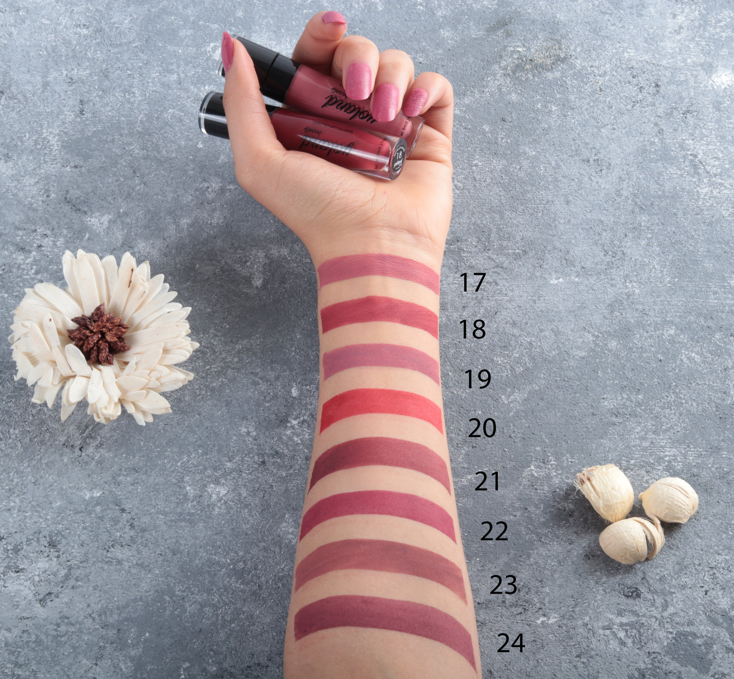 Yolande Beauty Liquid Gloss Lipstick, Shade 40