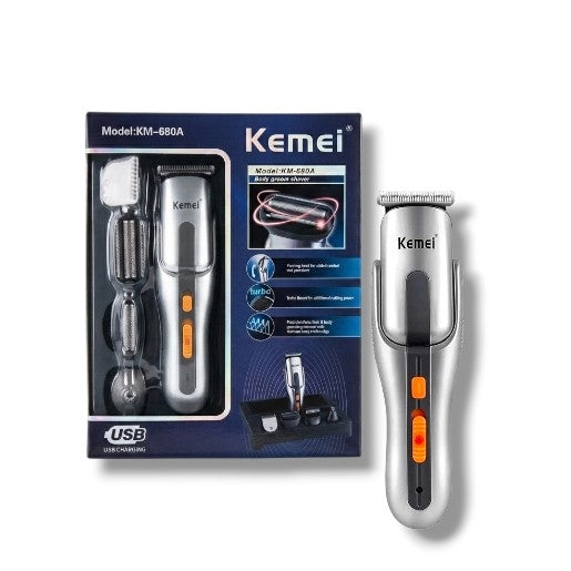 KM-680A 8-in-1 Grooming Kit by Kemei: Your Barber