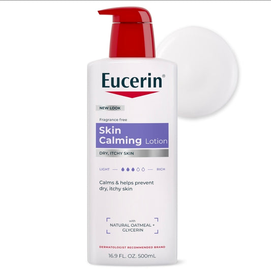 لوشن يوسيرين المهدئ للبشرة (Eucerin Skin Calming Lotion).. راحة فورية وبشرة مهدئة بلا حكة