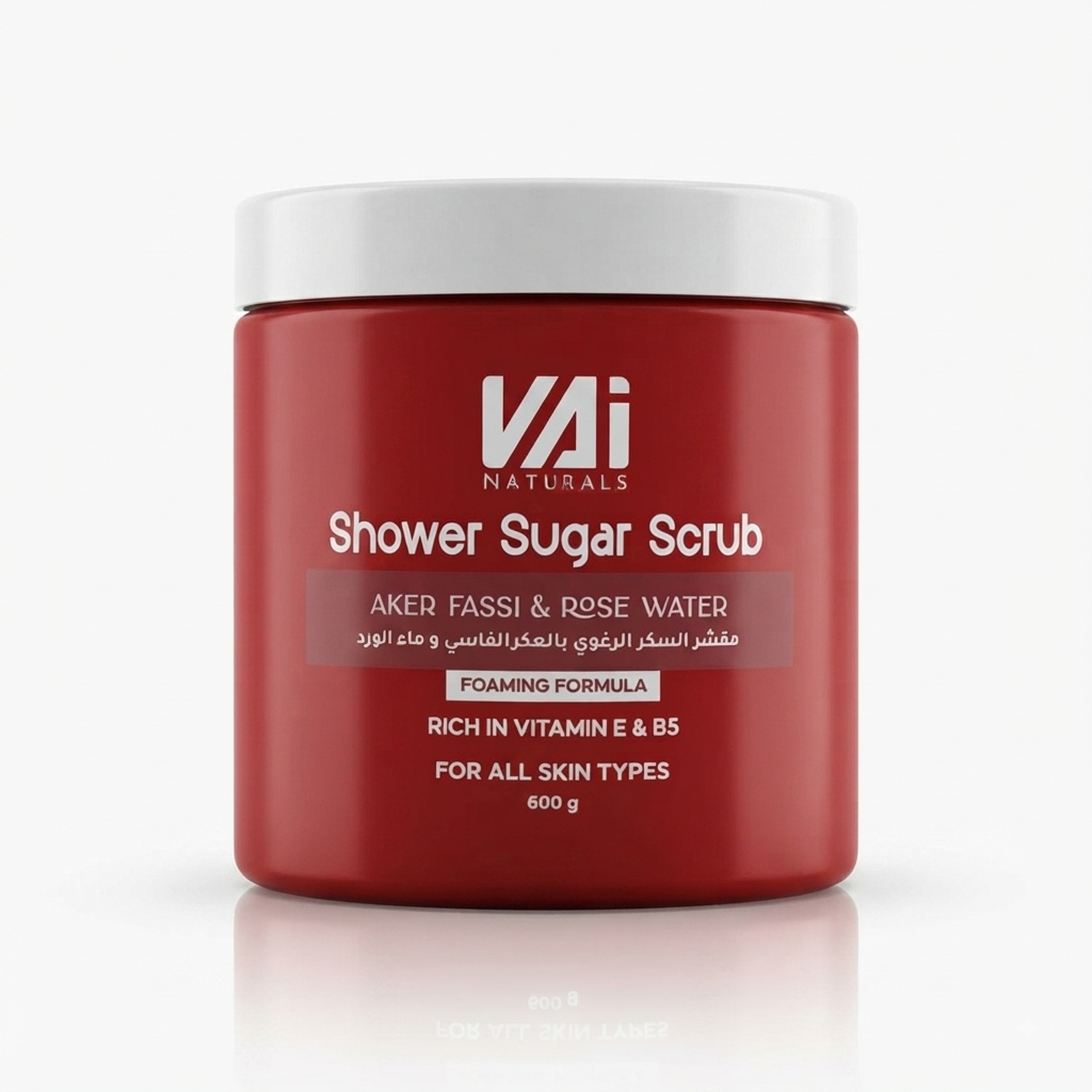 مجموعة مقشرات السكر الرغوية الفاخرة للعناية بالبشرة من ڤاي ناتشورالز (VAI Naturals Shower Sugar Scrub Collection)