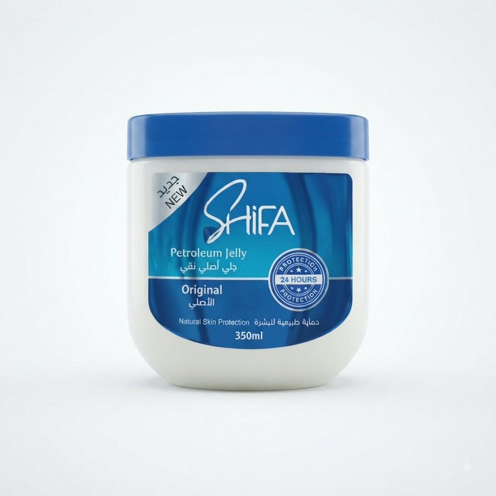 مجموعة فازلين شفاء الطبيعية للعناية بكل بشرة (SHIFA Natural Petroleum Jelly Collection)