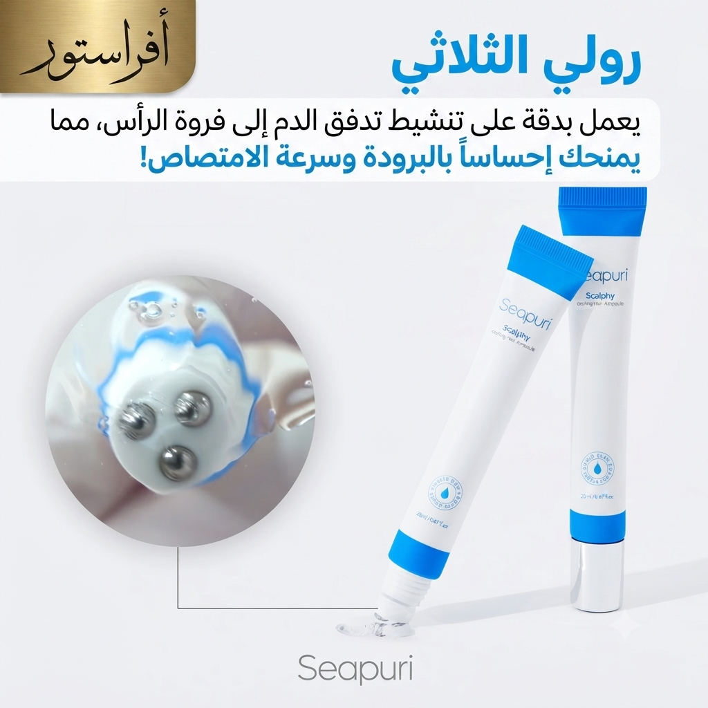 أمبولات العناية بفروة الرأس سكالباي سيابوري (Seapuri Scalpy Hair Ampoule)