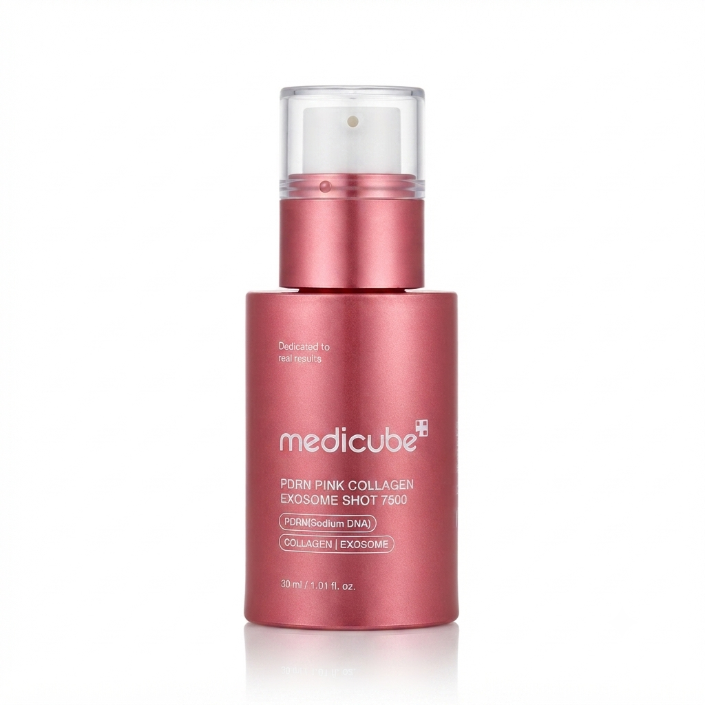 سيروم بي دي آر إن بينك كولاجين إكسوسوم شوت 7500 ميديوجيوب (Medicube PDRN Pink Collagen Exosome Shot 7500)