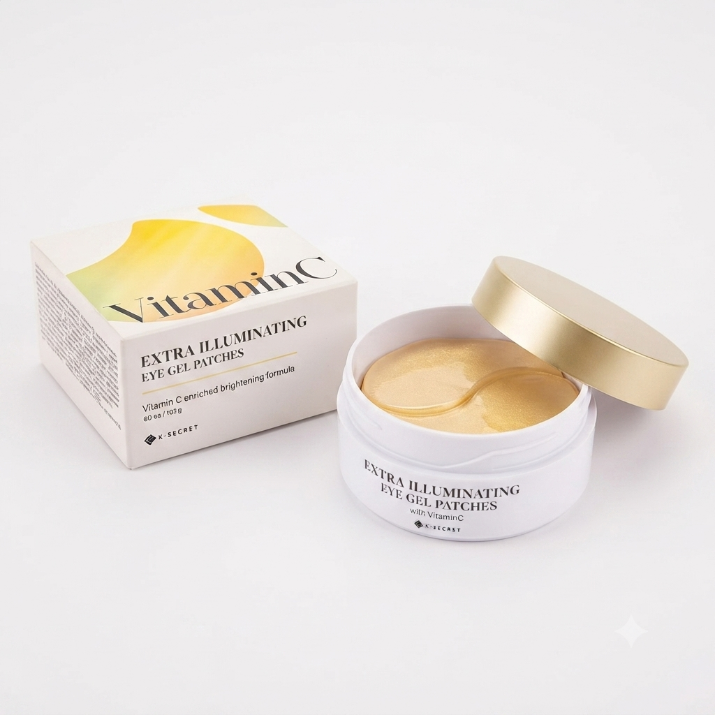 لصقات جل العين المضيئة بفيتامين سي كي سيكريت (K-Secret Extra Illuminating Eye Gel Patches with Vitamin C)