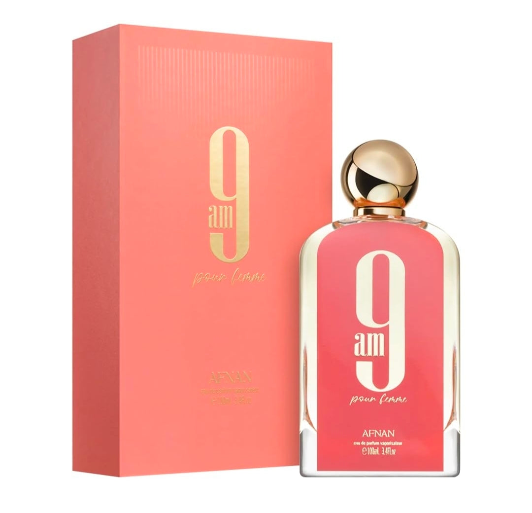 عطر أفنان 9 صباحاً بور فيم (Afnan 9 AM Pour Femme) النسائي بتركيز أو دو بارفان (Eau de Parfum)