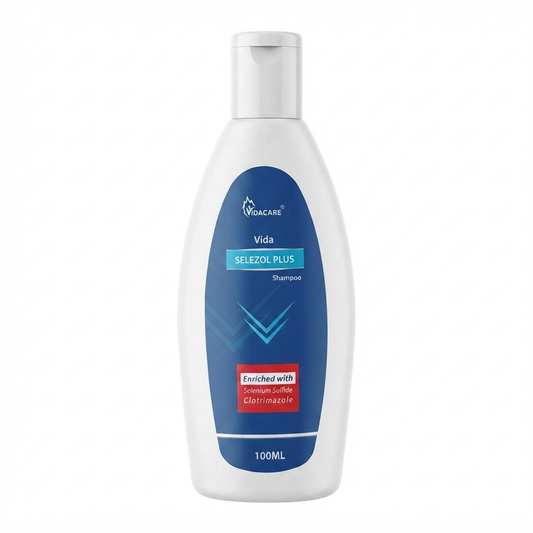 شامبو سيليزول بلس العلاجي المضاد للقشرة من فيداكير (VidaCare Vida SELEZOL PLUS Shampoo)