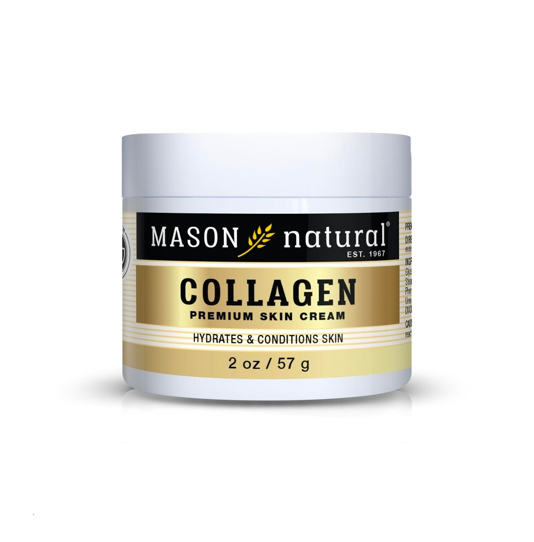 كريم الكولاجين للبشرة من ماسون ناتشورال (Mason Natural Collagen Premium Skin Cream).. شباب دائم ونضارة لا تُقاوم