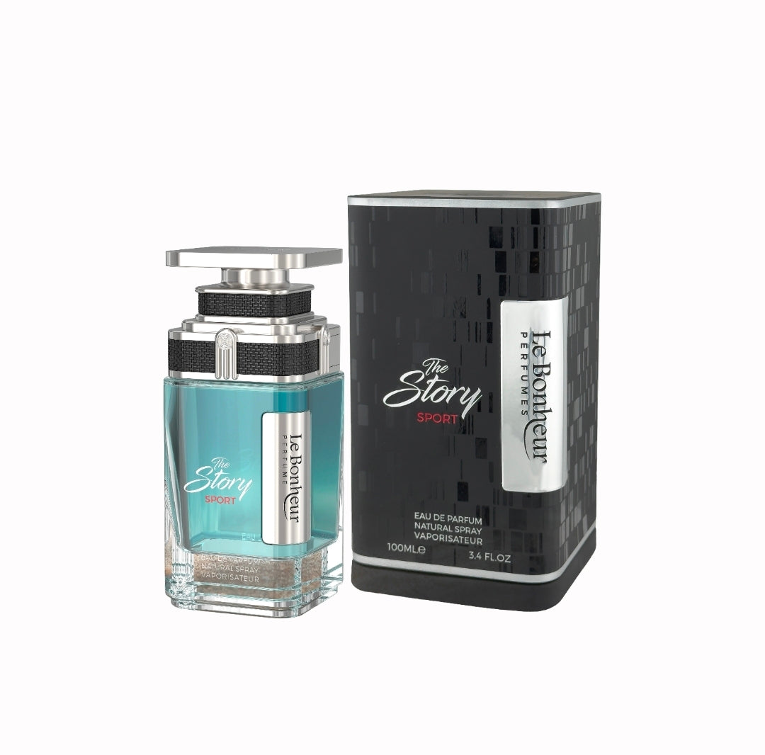عطر لابونير ذا ستوري سبورت للرجال - أو دي بارفيوم 100 مل (The Story Sport by Le Bonheur)