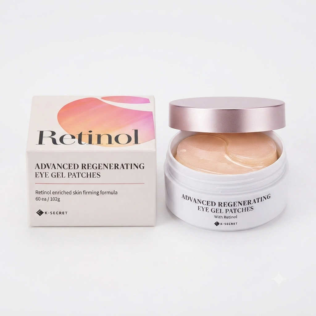 لصقات جل العين المجددة المتقدمة بالريتينول كي سيكريت (K-Secret Advanced Regenerating Eye Gel Patches with Retinol)