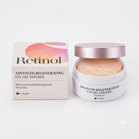 لصقات جل العين المجددة المتقدمة بالريتينول كي سيكريت (K-Secret Advanced Regenerating Eye Gel Patches with Retinol)