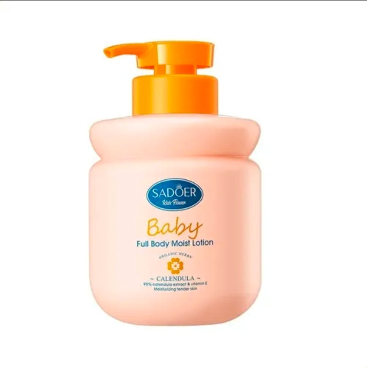 لوشن الترطيب الكامل للجسم للأطفال بخلاصة الآذريون سادوير (Sadoer Baby Full Body Moist Lotion Calendula)