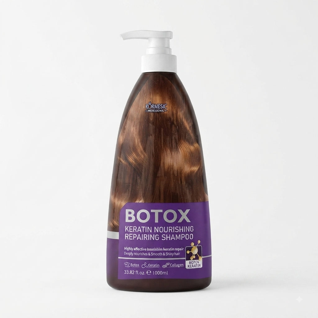 شامبو بوتوكس المغذي والمصلح بالكيراتين (Kormesic Botox Keratin Nourishing Repairing Shampoo)