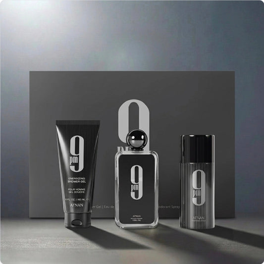مجموعة هدايا عطر أفنان 9 بي إم (Afnan 9PM) الرجالي