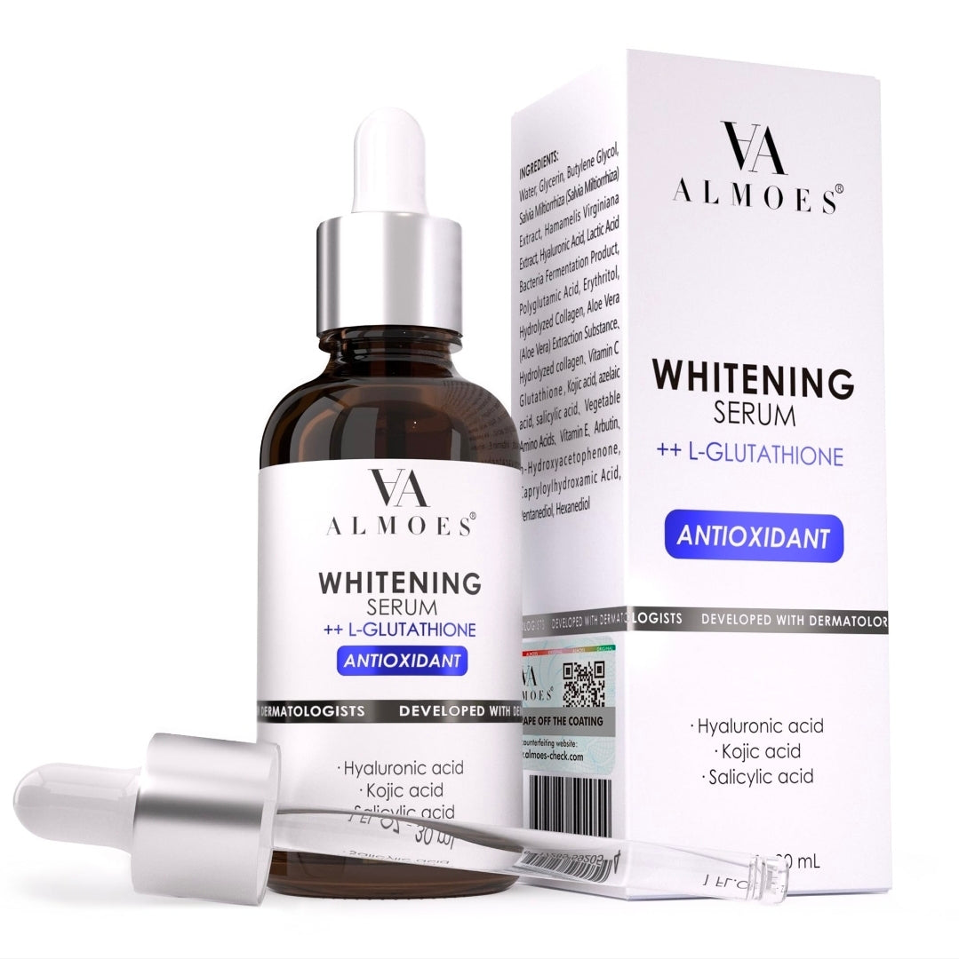 سيروم التبييض والمرطب بالـ إل-جلوتاثيون ألمويس (Almoes Whitening Serum ++ L-Glutathione)