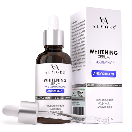 سيروم التبييض والمرطب بالـ إل-جلوتاثيون ألمويس (Almoes Whitening Serum ++ L-Glutathione)