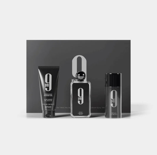 مجموعة هدايا عطر أفنان 9 بي إم (Afnan 9PM) الرجالي
