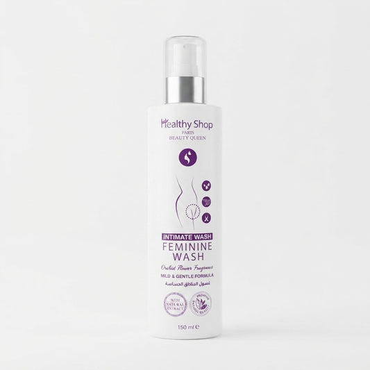 غسول المناطق الحساسة بعطر زهرة الأوركيد من هيلثي شوب (Healthy Shop Paris Feminine Wash - Orchid Flower Fragrance)