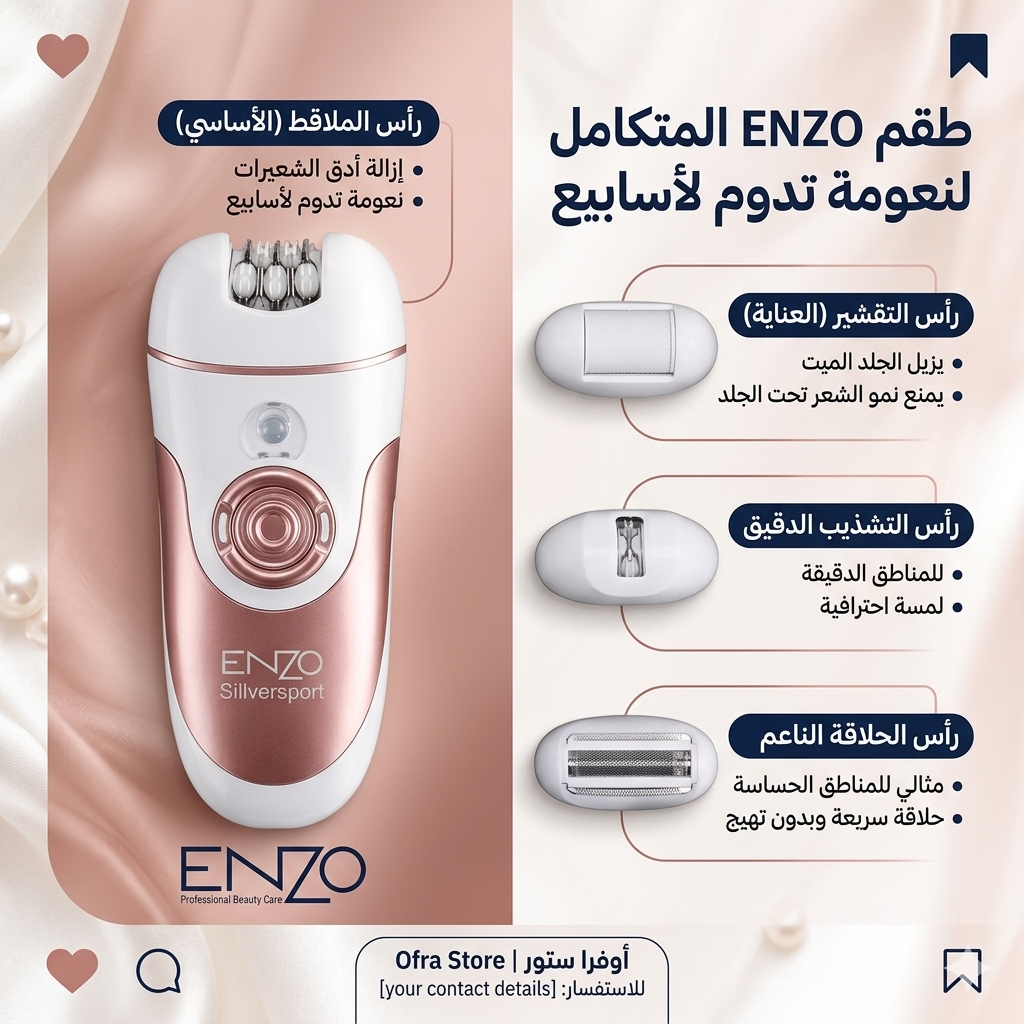 ENZO Silk Expert 9 Professional Hair Removal Device