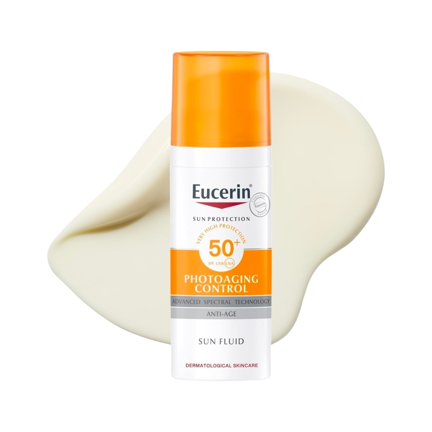 فلويد واقي الشمس لحماية البشرة ومقاومة التجاعيد فوتوإيج كنترول SPF 50+ يوسيرين (Eucerin Photoaging Control Sun Fluid SPF 50+)