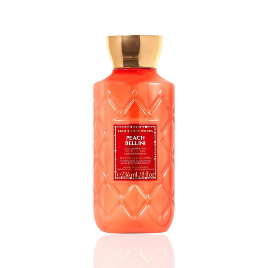 لوشن مرطب للجسم بيتش بيليني من باث آند بودي ووركس (Bath & Body Works Peach Bellini Daily Nourishing Body Lotion)