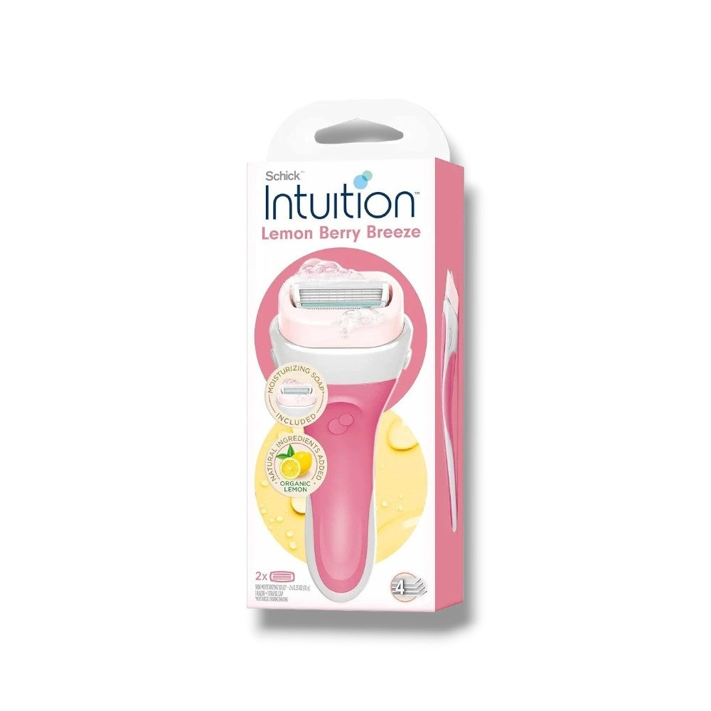 ماكينة الحلاقة النسائية المتطورة Schick Intuition Lemon Berry Breeze