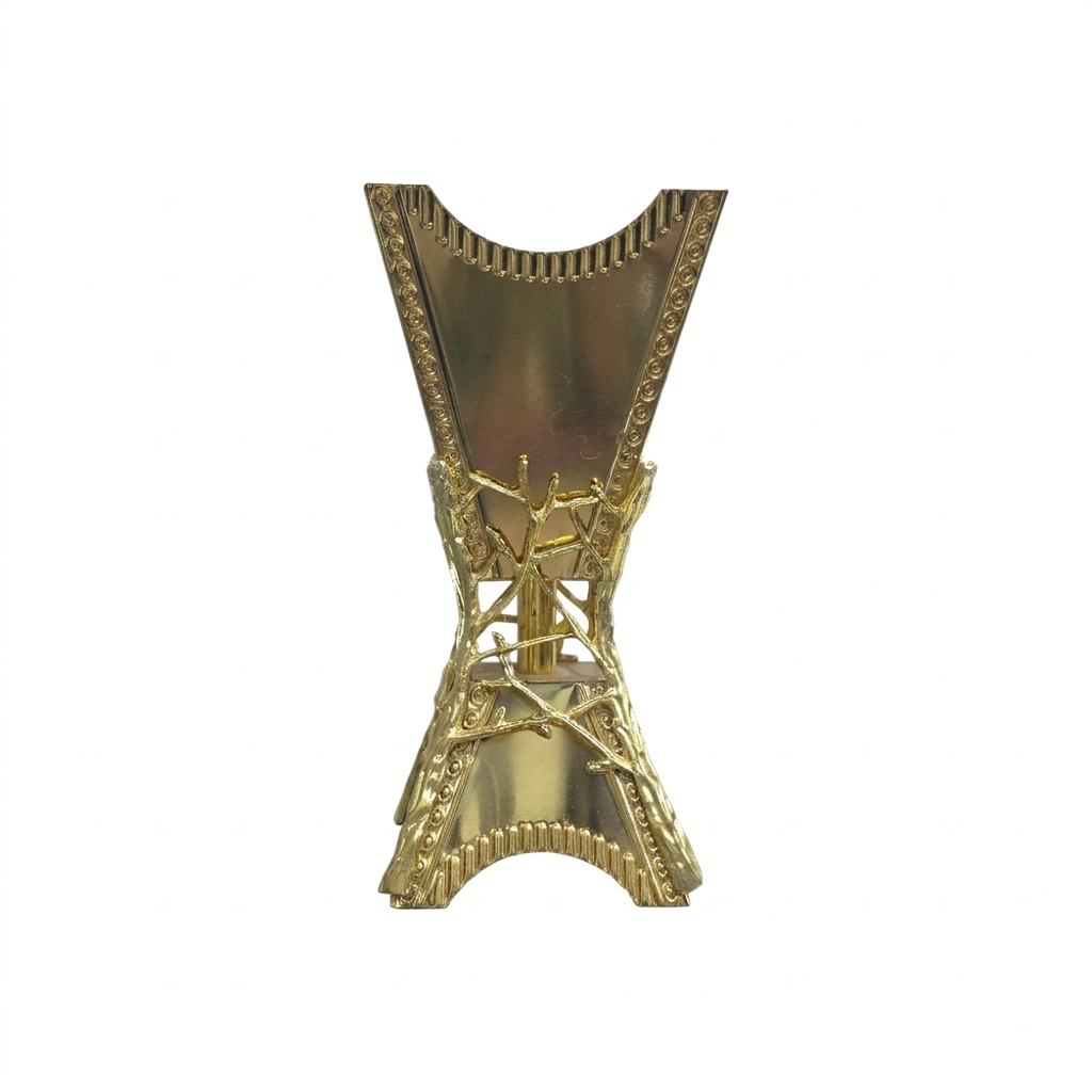 مبخرة ذهبية فاخرة بتصميم عصري (Luxury Gold Incense Burner / مبخرة)