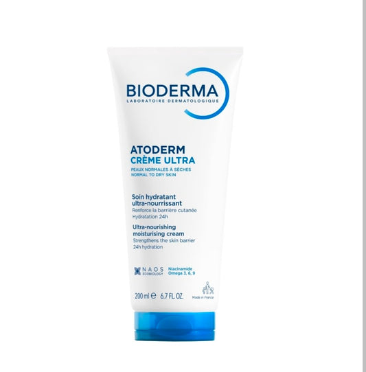 كريم أتوديرم ألترا المرطب والمغذي من بيوديرما (Bioderma Atoderm Crème Ultra)