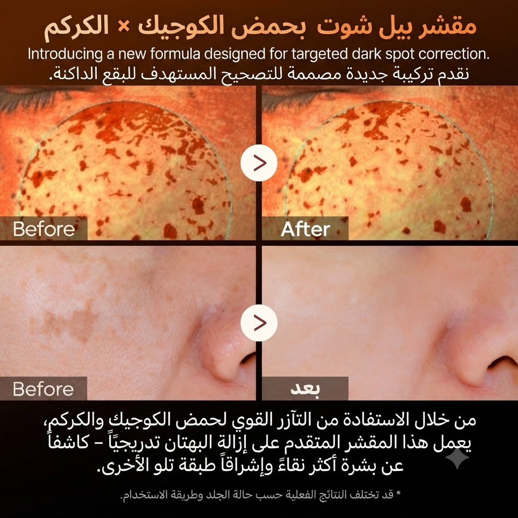 سيروم بيل شوت بحمض الكوجيك والكركم دكتور ميلاكس (Dr.Melaxin Peel Shot Exfoliating Kojic Acid Turmeric Serum)