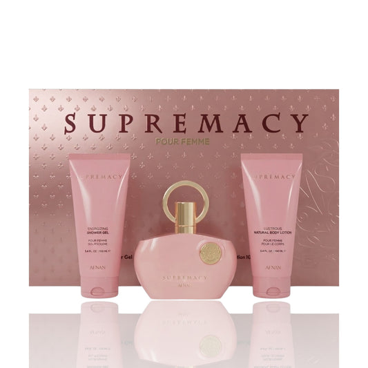 مجموعة هدايا العطور النسائية أفنان سوبريماسي بينك (Afnan Supremacy Pink