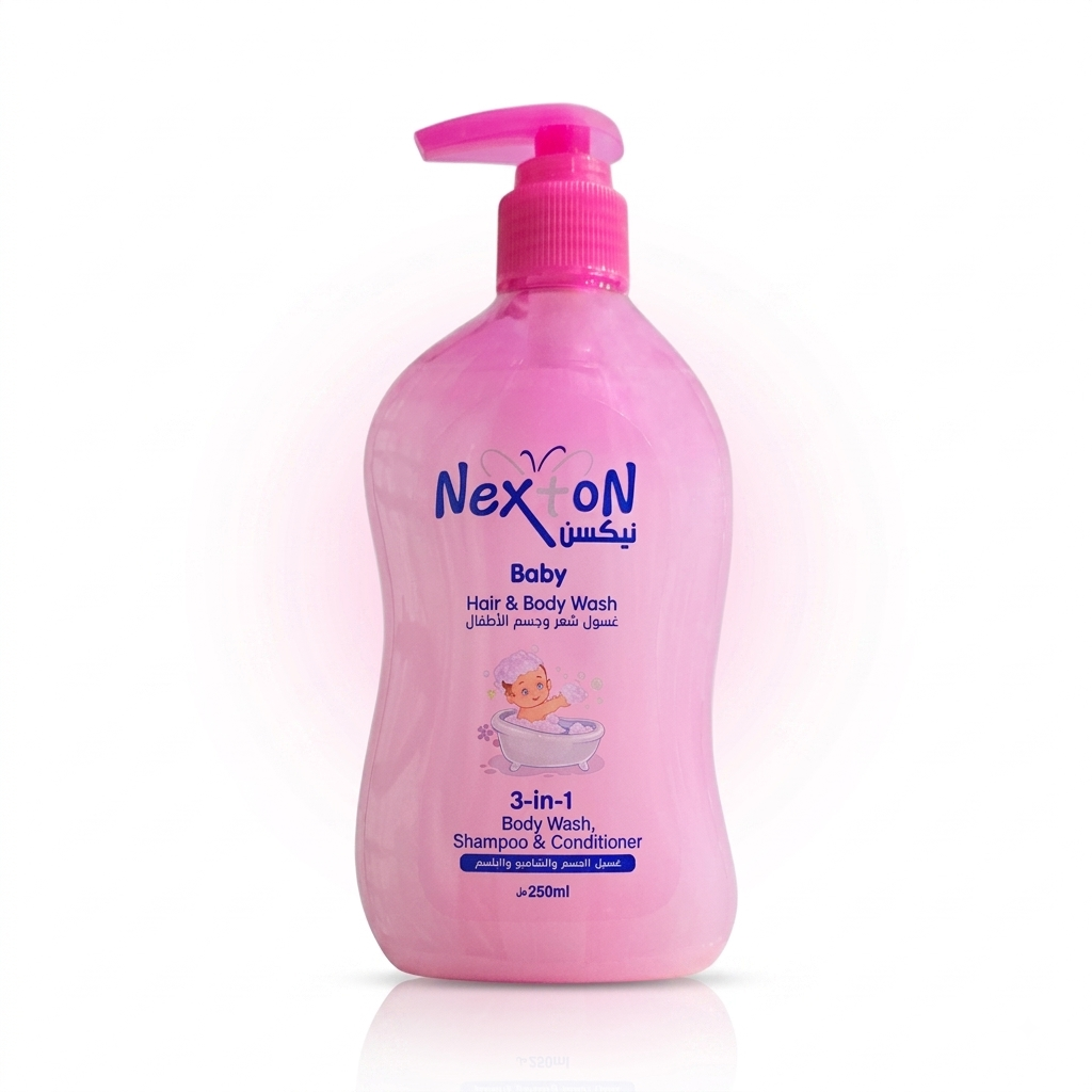 غسول شعر وجسم الأطفال 3 في 1 من نيكسن (NexON Baby 3-in-1 Hair & Body Wash)