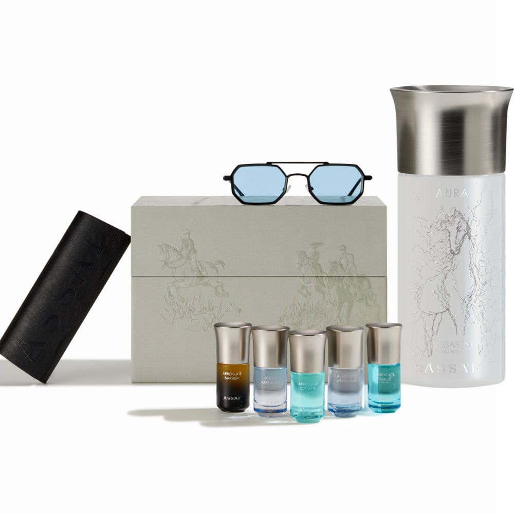 بوكس مجموعة بيغاسوس أورا الفاخرة من عساف | Pegasus Aura Gift Set