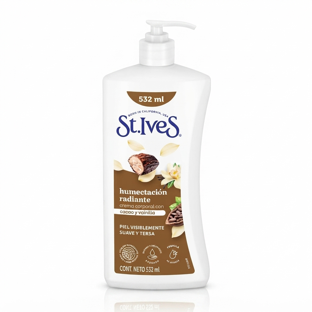 كريما كوربورال للترطيب المشع بالكاكاو والفانيليا (Humectación Radiante Crema Corporal con Cacao y Vainilla)